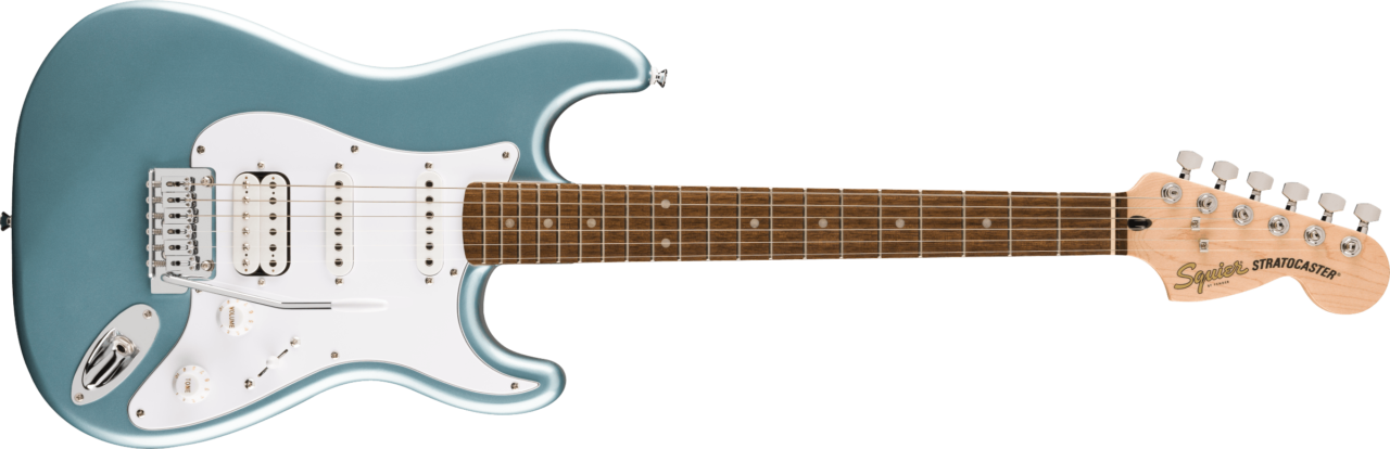 Squier スクワイヤー スクワイア Affinity Series Stratocaster Junior HSS Laurel Fingerboard White Pickguard Ice Blue Metallic