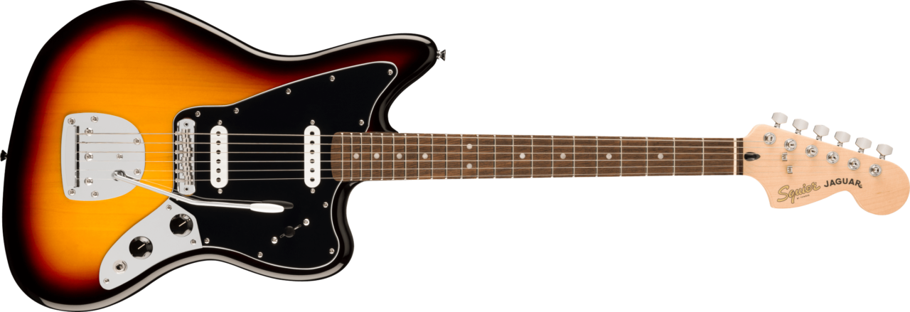 Squier スクワイヤー スクワイア Affinity Series Jaguar Laurel Fingerboard Black Pickguard 3-Color Sunburst