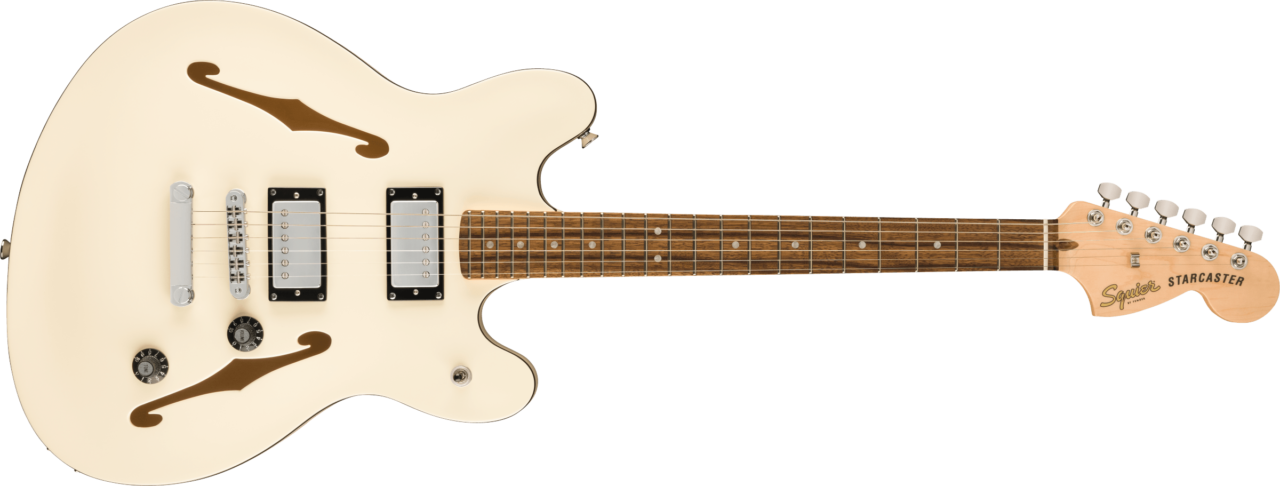 Squier スクワイヤー スクワイア Affinity Series Starcaster Deluxe Laurel Fingerboard Olympic White