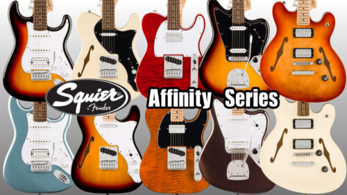 Squier（スクワイヤー）のAffinity Seriesに新たに5モデル全10機種が発売！