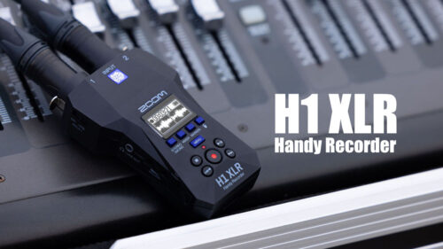 ZOOM（ズーム）から 外部入力に特化した、32bitフロート対応ハンディレコーダー「H1 XLR」が発売！