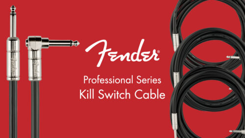 Fender（フェンダー）からモメンタリーキルスイッチを内蔵したシールドケーブル「Professional Series Kill Switch Cable」が発売！