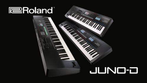 ライブシンセサイザーの定番！ Roland（ローランド）から “高音質・軽量・簡単操作”の基本コンセプトはそのままに全てが強化されたJUNOシリーズの最新モデル「JUNO-D」が発売！