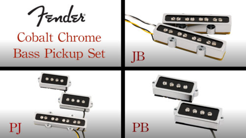 Fender（フェンダー）からベース用ピックアップ「Cobalt Chrome Pickup Set」3モデルが発売！