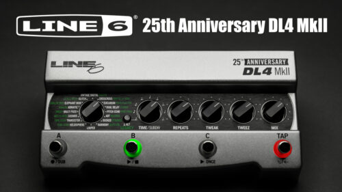 20年以上にわたり世界中のミュージシャンから高い支持を得てきたLine 6(ライン6)「DL4」の初代発売から25周年を記念する「25th Anniversary DL4 MkII」が限定モデルで発売されました！！