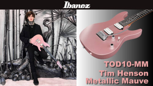 Ibanez（アイバニーズ）からTim Henson（Polyphia）シグネチャーのNEWカラーモデル 「TOD10-MM」が発売！