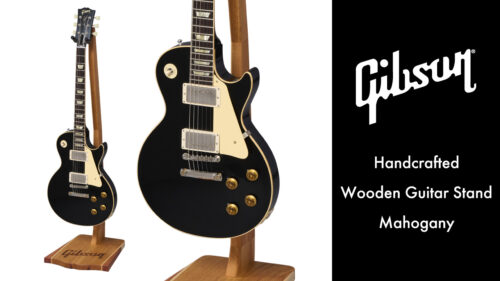 Gibson（ギブソン）からマホガニーとメープルの無垢材を使用した木製ギタースタンドが発売！