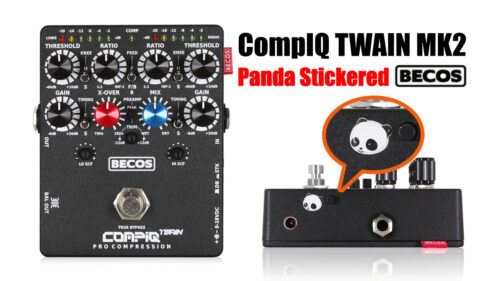 BECOS（ベコス）から CompIQ Twain Pro MK2の筐体にパンダステッカーが貼られた特別バージョン「CompIQ TWAIN MK2 Panda Stickered」が発売！