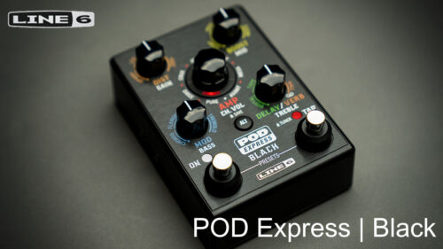 LINE6(ライン6)から、コンパクトな筐体とHXファミリーから継承したハイゲイン・サウンドのアンプ/エフェクト『POD Express Black』が発売されました！！