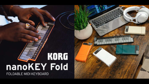 KORG（コルグ）より フォルダブルタイプのMIDIキーボード、究極のポータブル・ミュージック・パートナー「nanoKEY Fold」が発売！