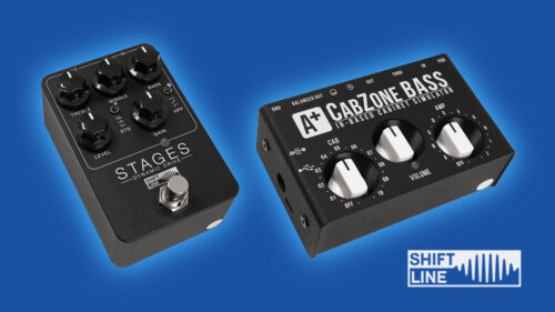 Shift Line（シフトライン）から 小型で便利なベース用キャビネットシミュレーター「CabZone Bass」と、最高峰のダイナミックレスポンスを実現するギター用オーバードライブペダル「Stages」が発売！