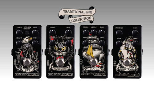 Catalinbread（カタリンブレッド）とタトゥーアーティストとのコラボエフェクター「Traditional Inkシリーズ」全4機種が発売！