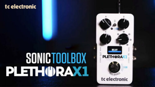 tc electronic（tc エレクトロニック）から”TonePrint”ペダルを自由に呼び出すことができるマルチストンプペダル「PLETHORA X1」が発売！