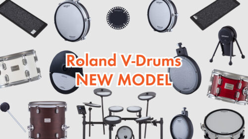 Roland（ローランド） V-Drumsからドラムパッド、シンバルパッドなど電子ドラム関連新製品が多数発売！