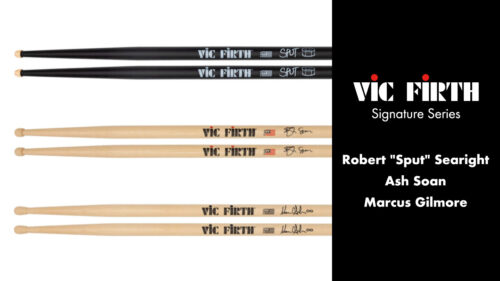 Vic Firth（ヴィックファース）からロバート“スパット”シーライト、アッシュ・ソーン、マーカス・ギルモアのシグネチャードラムスティックが発売！