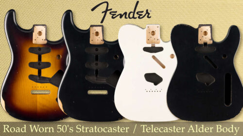 Fender（フェンダー）からアルダーボディ、ニトロセルロースラッカー仕上げのストラト/テレのリプレイスメントボディが発売！