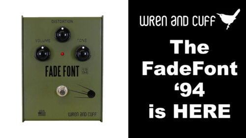 Wren and Cuff （レナンドカフ）から1994年製のロシア製ヴィンテージマフからインスピレーションを得て開発された「FADE FONT」が発売！