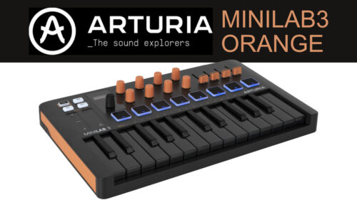 ARTURIA(アートリア)から、初心者から上級者まで、箱から出してすぐにクリエイティブになれるツール「MiniLab 3 ORANGE」MIDIキーボードが登場！