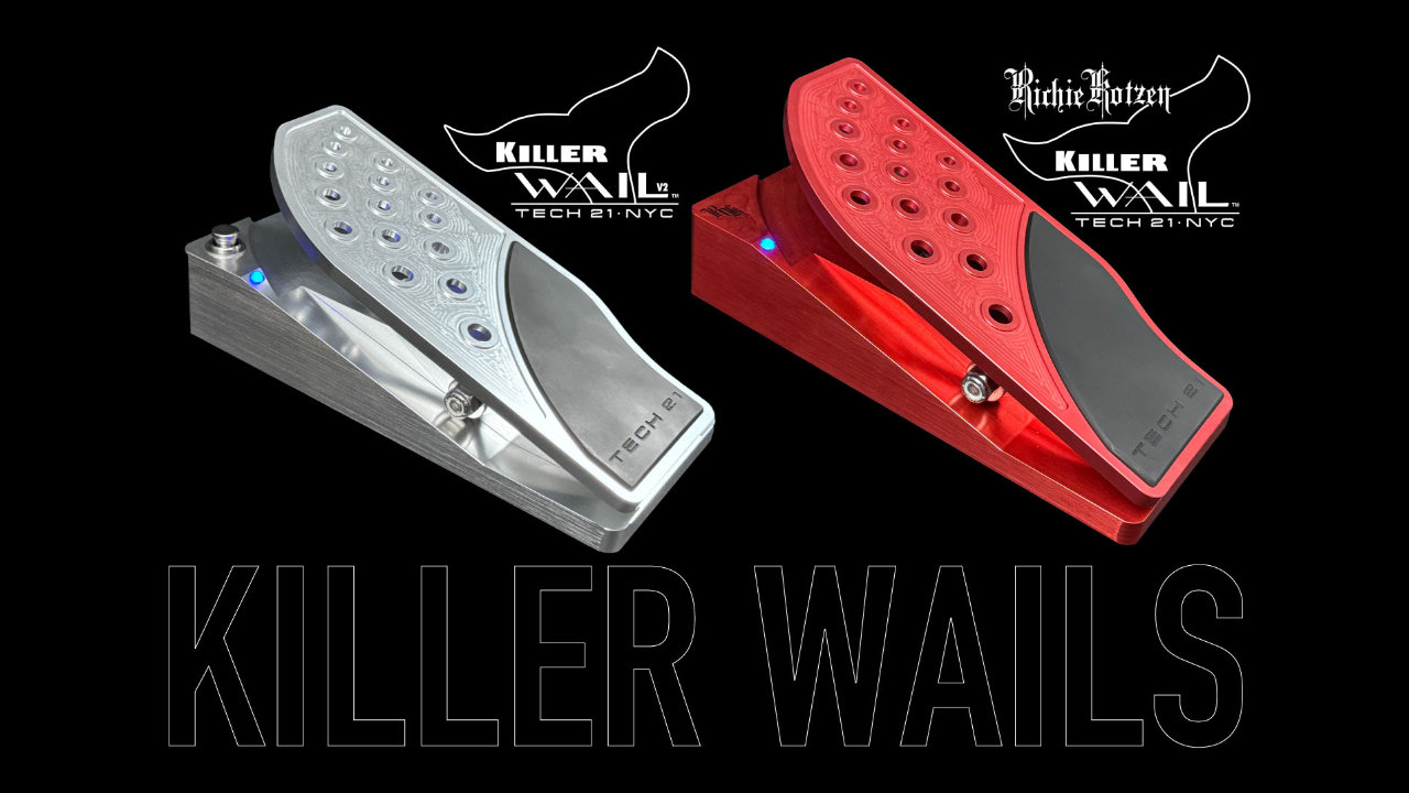 TECH21から ビンテージワウの音色を忠実に再現したワウペダル「Killer Wail V2」「Killer Wail V2 Richie Kotzen Signature Model」が発売！