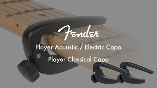 Fender（フェンダー）から軽量設計のネジ式ギターカポタストが発売！