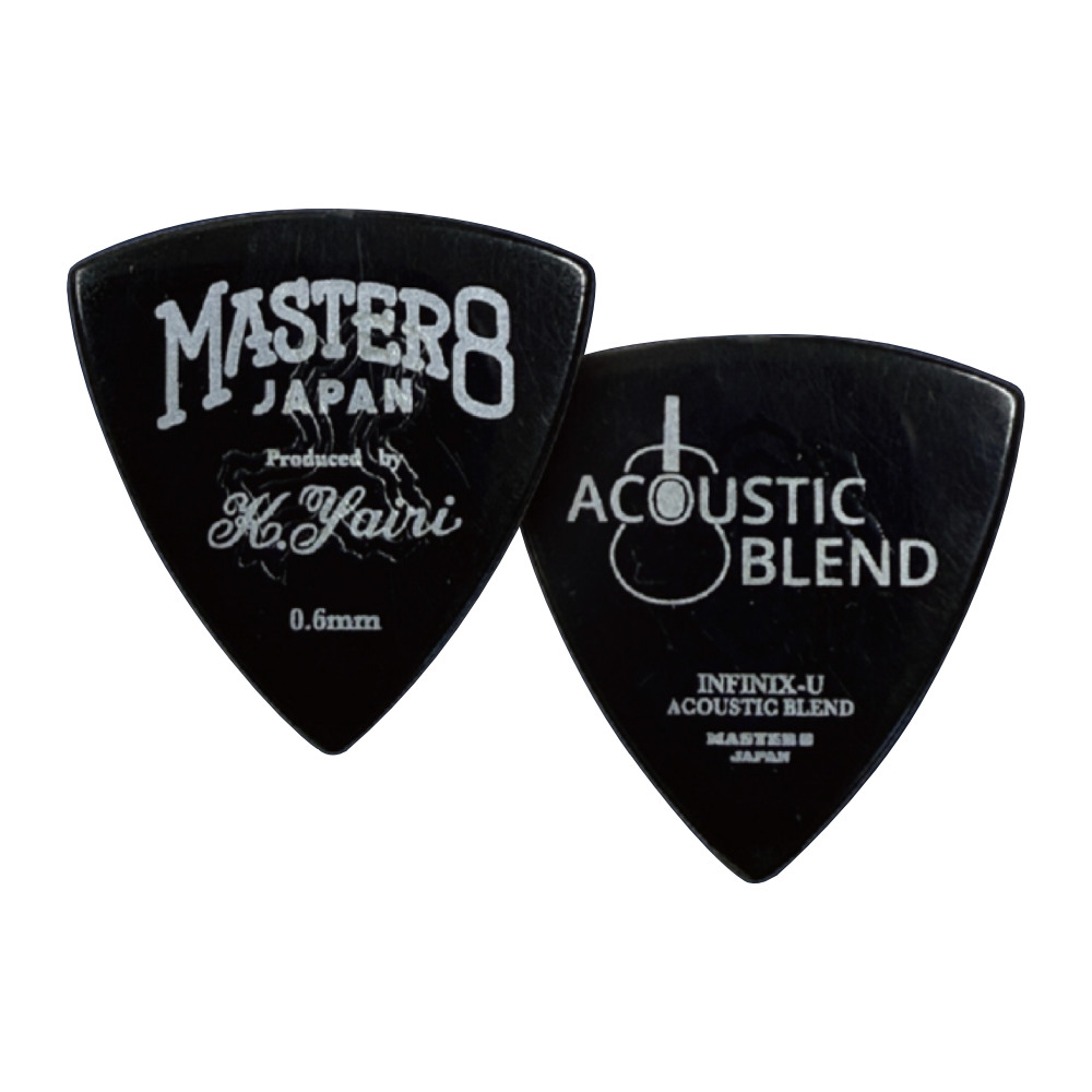 MASTER 8 JAPAN マスターエイトジャパン YAB-TR060 INFINIX-U ACOUSTIC BLEND Produced by K.Yairi 0.6mm ギターピック