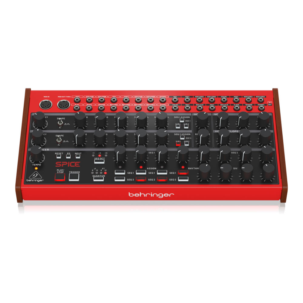 BEHRINGER SPICE アナログセミモジュラーポリリズムシンセサイザー
