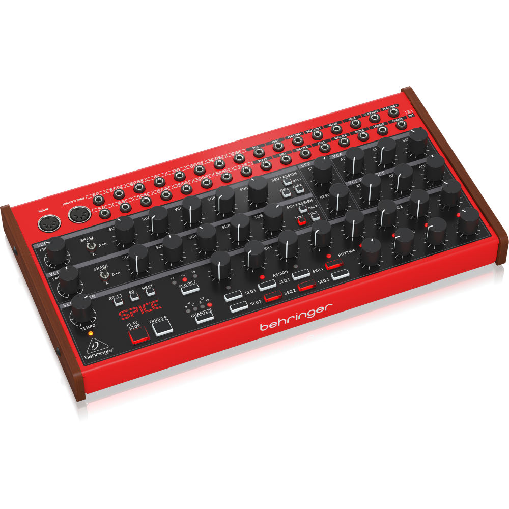 BEHRINGER SPICE アナログセミモジュラーポリリズムシンセサイザー