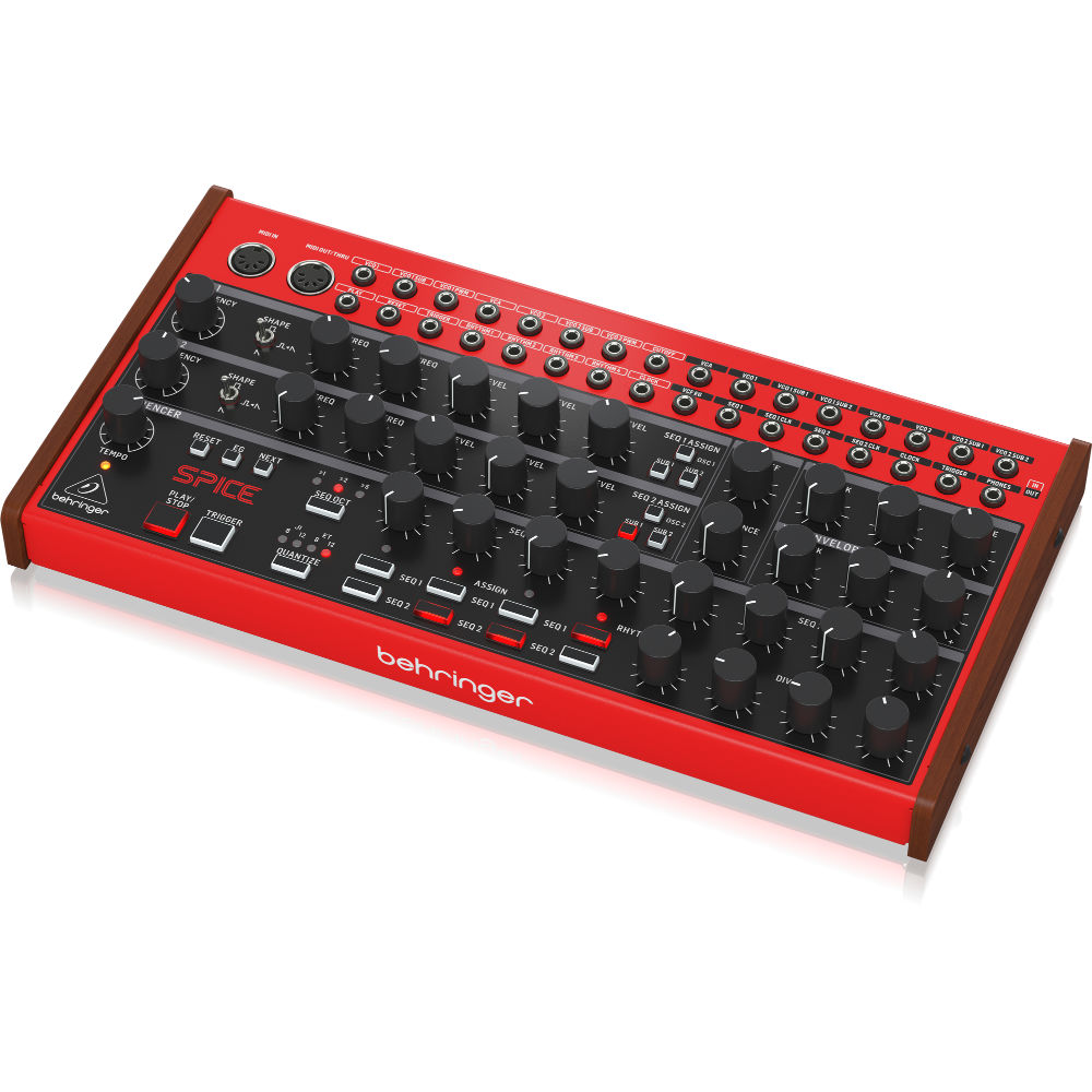 BEHRINGER SPICE アナログセミモジュラーポリリズムシンセサイザー