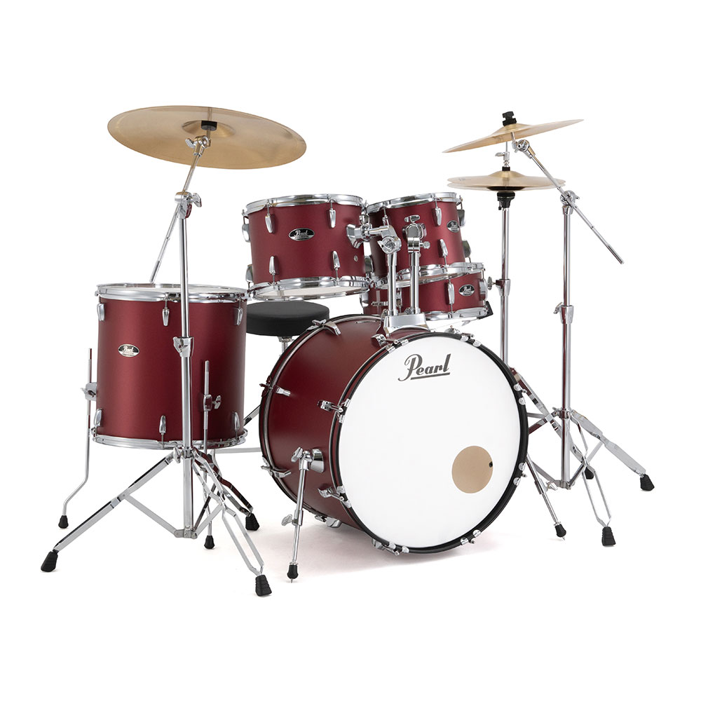Pearl パール RS525SCWN/CN #747 Matt Red Roadshow スタンダードサイズ ドラムセット