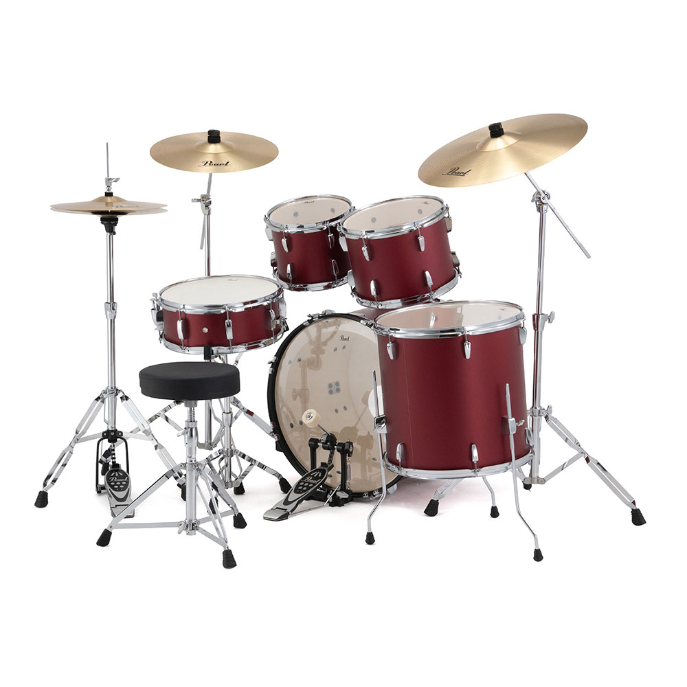 Pearl パール RS525SCWN/CN #747 Matt Red Roadshow スタンダードサイズ ドラムセット