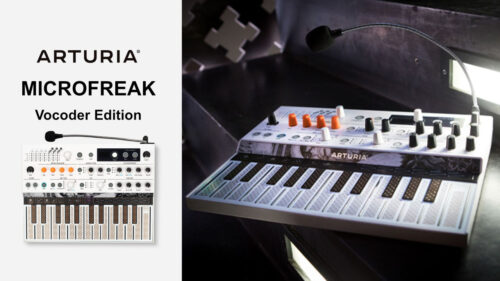 ARTURIA（アートリア）から 16バンドボコーダー機能搭載のハイブリッドデスクトップシンセ「MICROFREAK Vocoder Edition」が限定再登場！