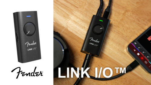 Fender（フェンダー）から ギターやベースプレイをキャプチャーするのに最適なオーディオインターフェイス「Link I/O」が登場！