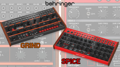BEHRINGER（ベリンガー）からモジュラーシンセサイザー「GRIND」「SPICE」が発売！