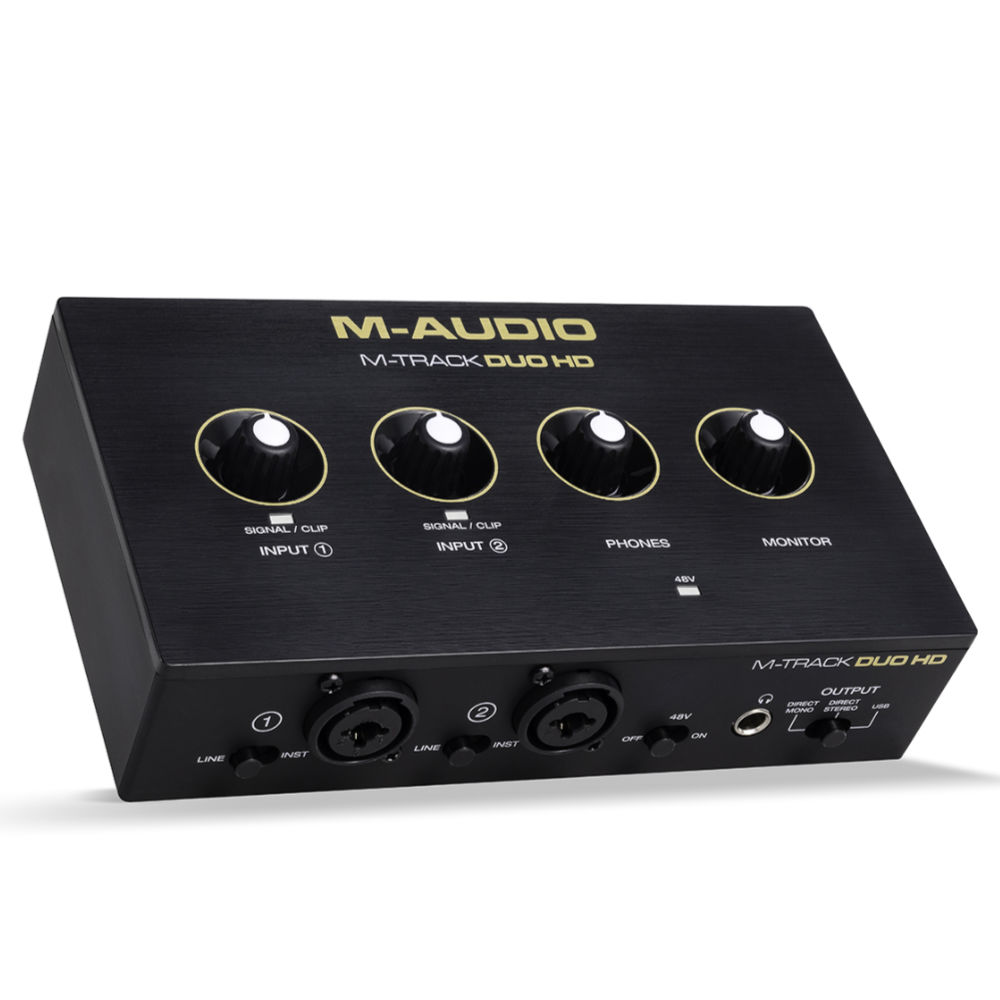 M-AUDIO エムオーディオ M-Track Duo HD Producer Pack 2in/2out USB-C オーディオインターフェイス