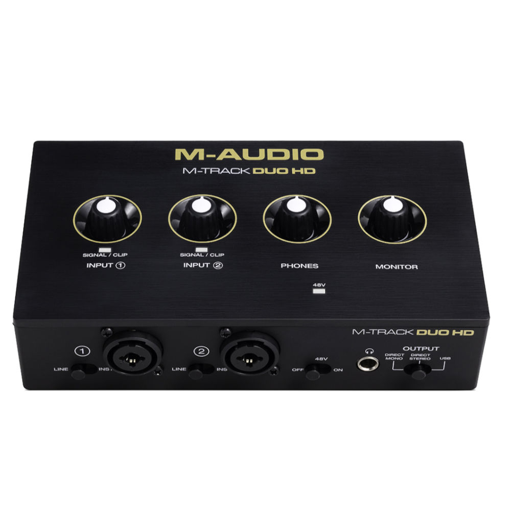 M-AUDIO エムオーディオ M-Track Duo HD Producer Pack 2in/2out USB-C オーディオインターフェイス