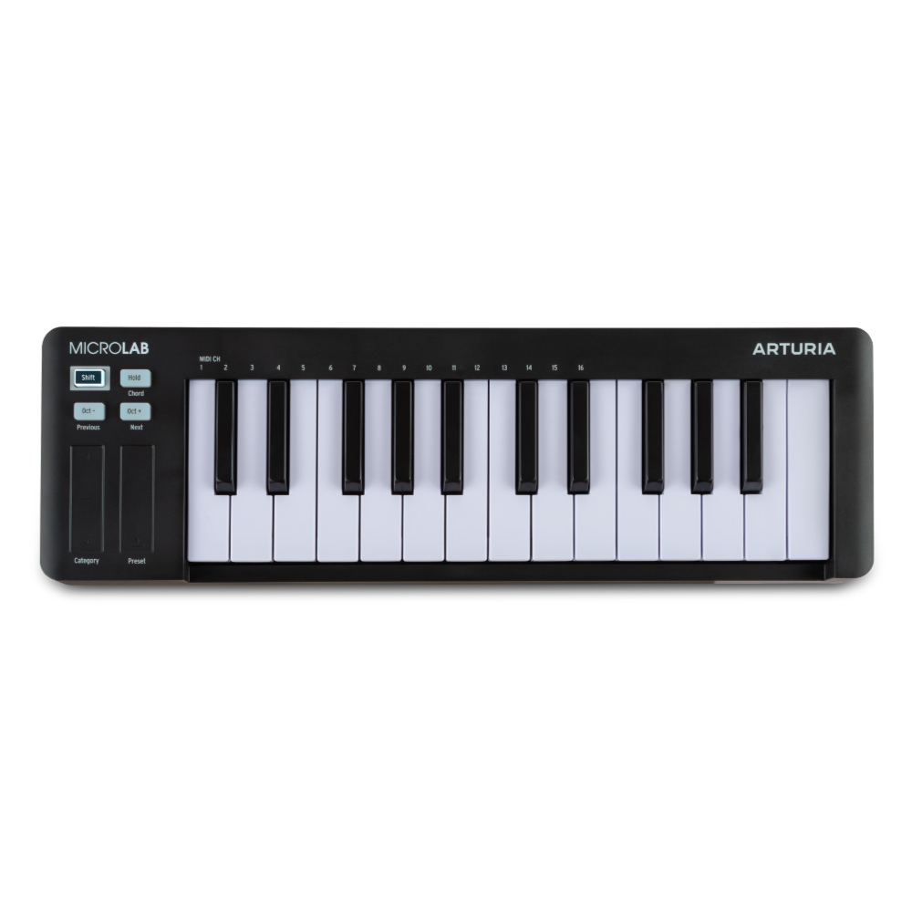 ARTURIA アートリア MICROLAB MK3 BK MIDIキーボード