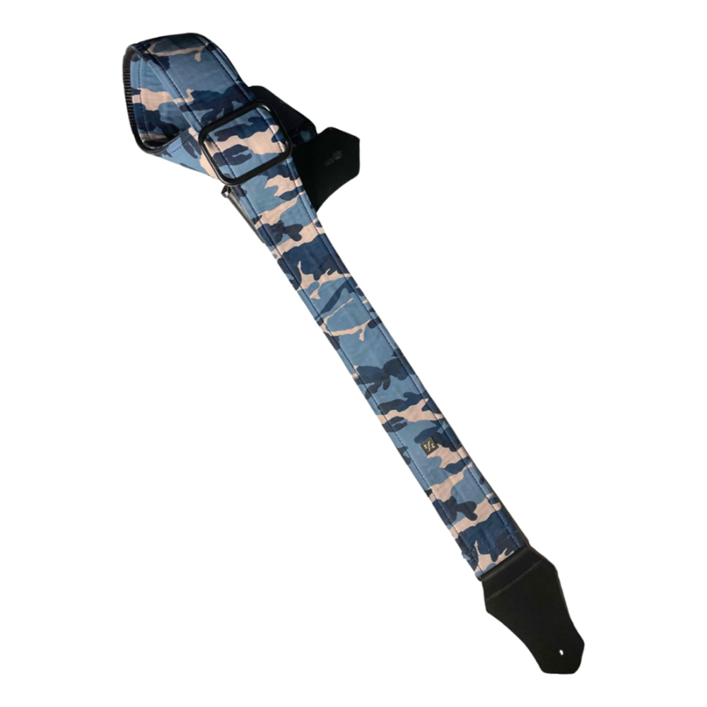 Get'm Get'm ゲットムゲットム Camo Guitar Strap Camo Blue ギターストラップ