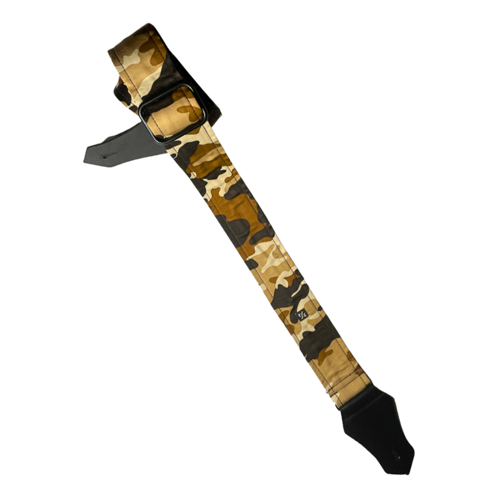 Get'm Get'm ゲットムゲットム Camo Guitar Strap Camo Brown ギターストラップ