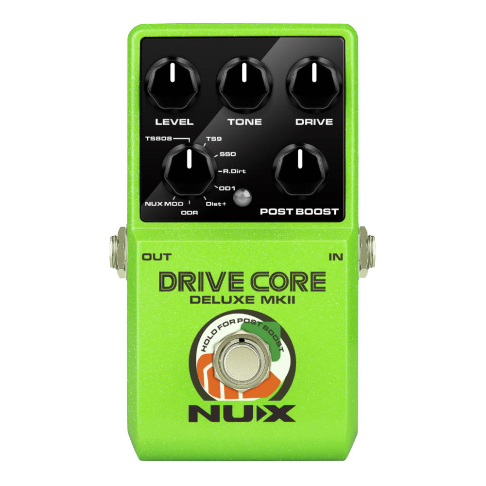 NUX ニューエックス Drive Core Deluxe MKII 8-way OD combination pedal オーバードライブ ギターエフェクター