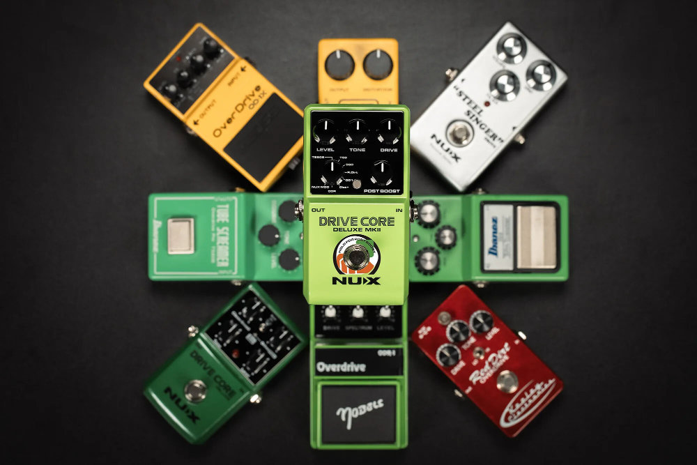 NUX ニューエックス Drive Core Deluxe MKII 8-way OD combination pedal オーバードライブ ギターエフェクター