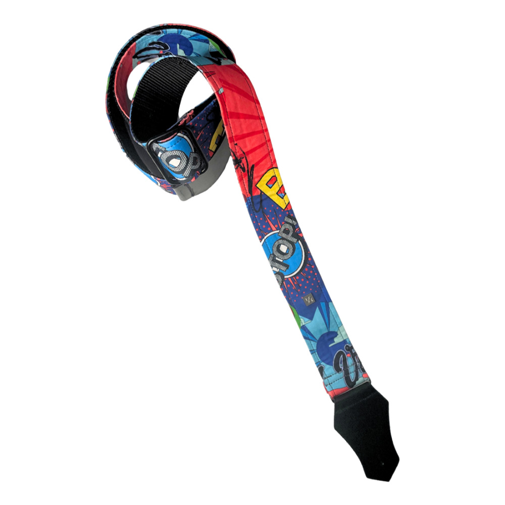 Get'm Get'm ゲットムゲットム Good Vibes Guitar Strap Pop Art ギターストラップ