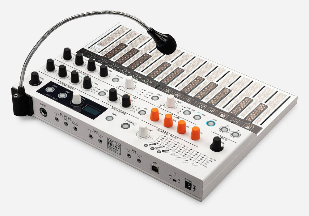 ARTURIA アートリア MICROFREAK Vocoder Edition WH グースネック付きパック ハイブリッドシンセサイザー