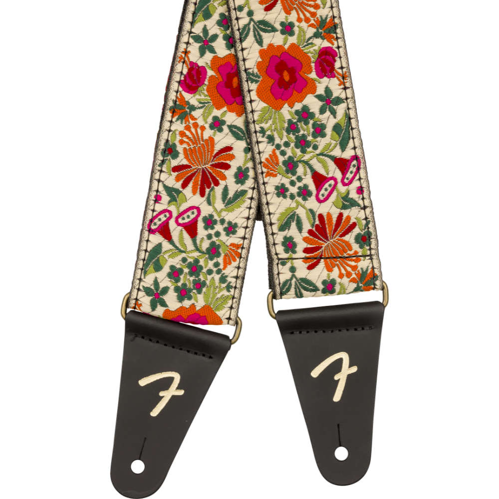 Fender フェンダー Mosaic Jacquard Strap Cream ギターストラップ