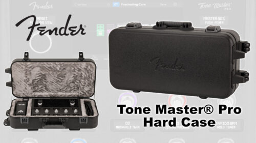 Fender（フェンダー）から”Tone Master Pro”のために設計されたハードケース「Tone Master Pro Hard Case Black」が発売！