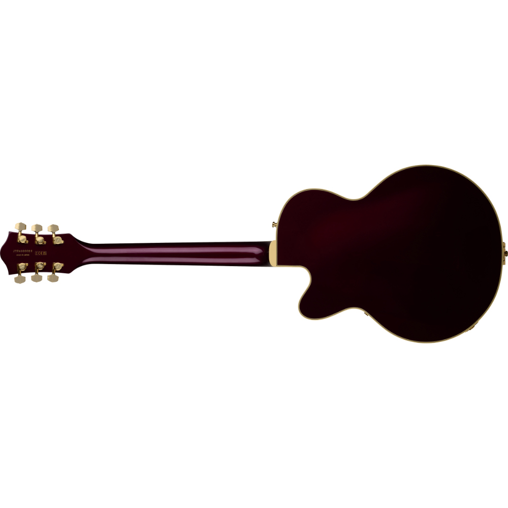 GRETSCH グレッチ Broadkaster Jr. LX Center Block with String-Thru Bigsby and Gold Hardware Ebony Fingerboard Blackberry JP エレキギター
