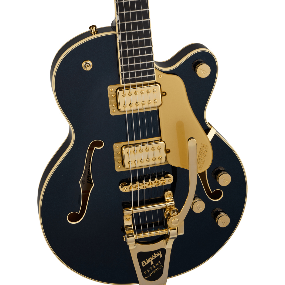 GRETSCH グレッチ Broadkaster Jr. LX Center Block with String-Thru Bigsby and Gold Hardware Ebony Fingerboard Midnight Sapphire JP エレキギター