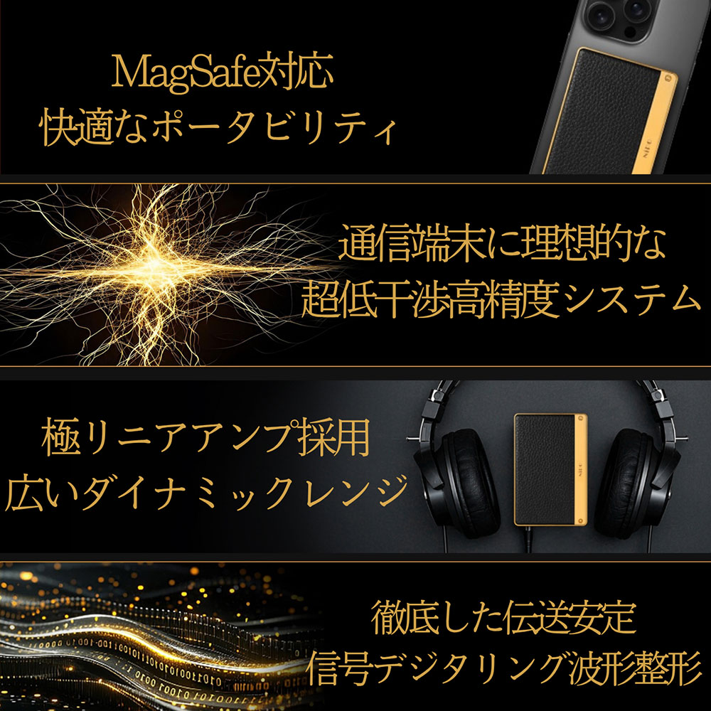 DACアンプ NiPO A100 Black ライポ