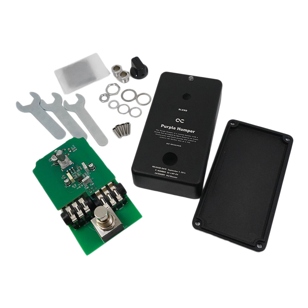 One Control ワンコントロール LWP Series Purple Humper Solder Free Pedal Kit ブースター 自作キット ギターエフェクター