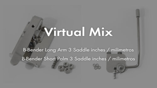 Virtual Mix（バーチャルミックス）のテレキャスター用レモロユニット「B-Bender Long Arm」と「B-Bender Short Palm」にバリエーションが追加。