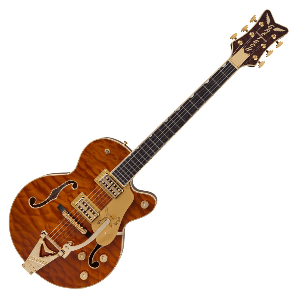 GRETSCH グレッチ Limited Edition Falcon Center Block Jr. with Bigsby Quilted Maple Roundup Orange エレキギター セミアコ